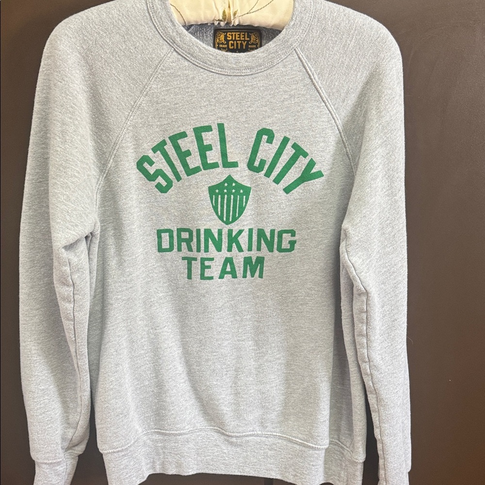 Steel City Drinking Team Sweatshirt Sz Small